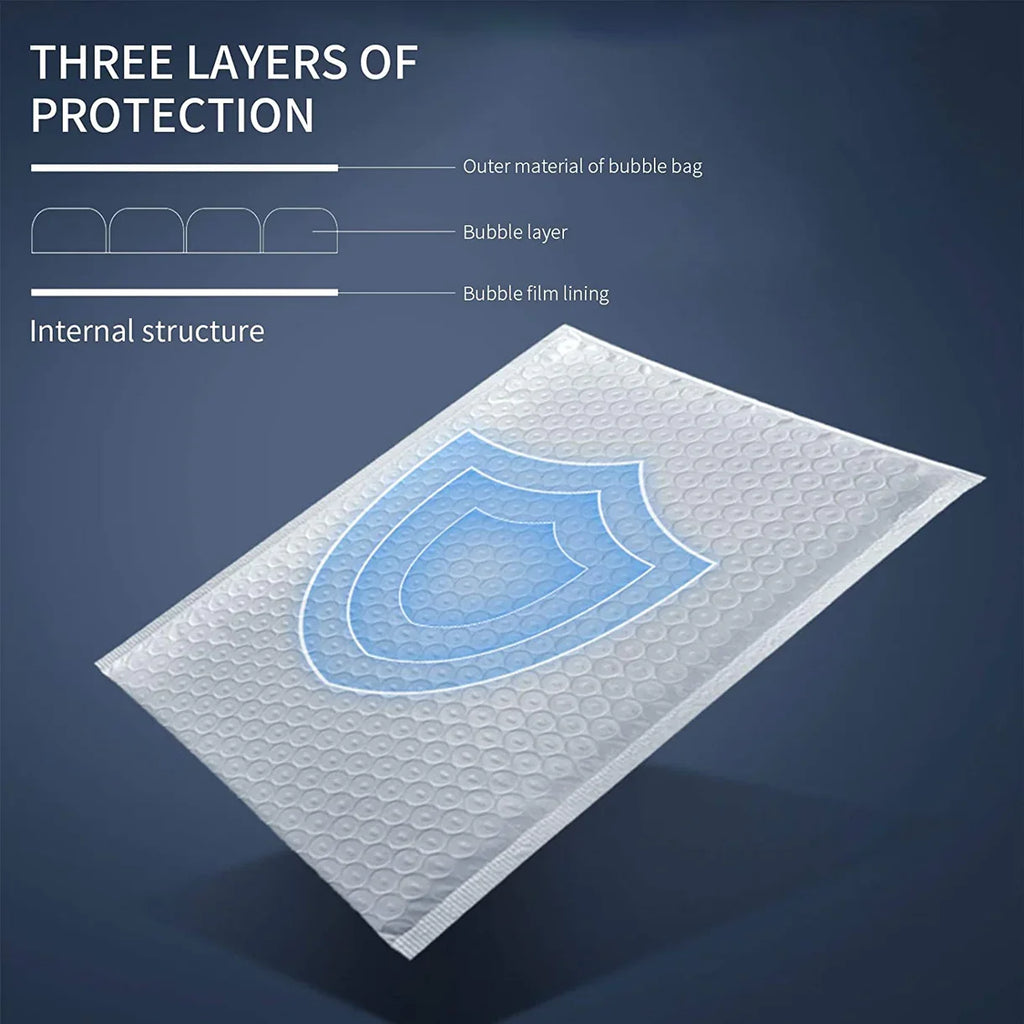 BM PAPER USA Poly Bubble Mailers 6 x 10'' #0 by The Boxery, 250 per Case