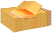 Load image into Gallery viewer, BM Paper 100Pcs Yellow Poly Bubble Mailers 6x10 Inch Padded Envelopes Bulk #0 Bubble Lined Wrap Polymailer Bags for Shipping Packaging Mailing Self Seal