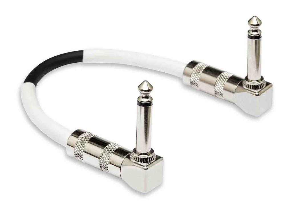 Hosa CPE-118, Right Angle to Right Angle Guitar Patch Cable - 18 Inch