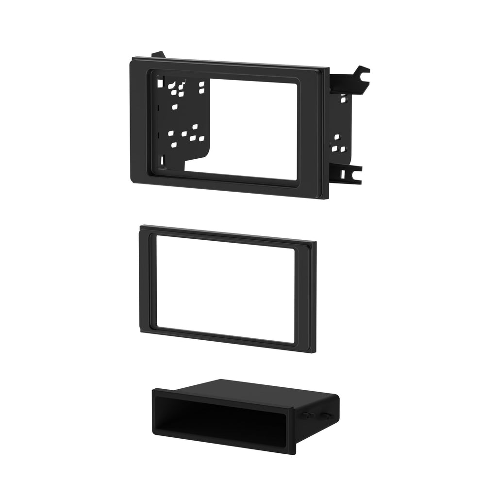Metra 99-8251B Single/Double-DIN Car Stereo Dash Kit - Compatible Fits for Toyota Tacoma 2016-2023