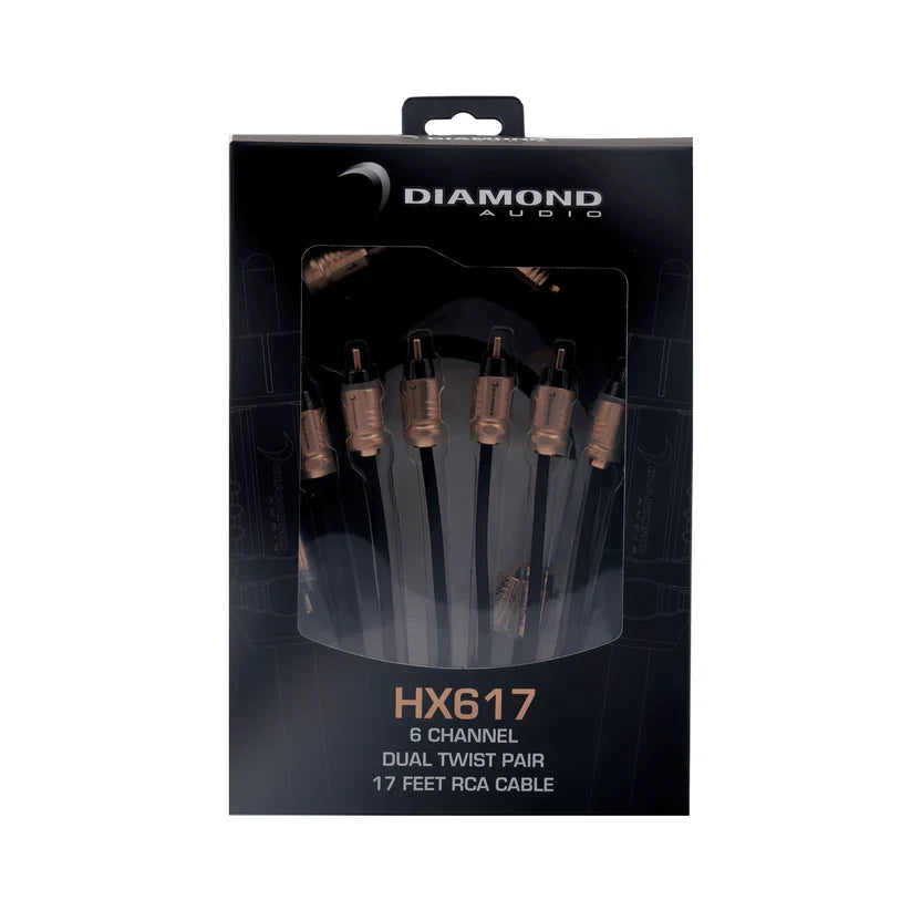 Diamond Audio HX610 10Ft Six Channel RCA Cable