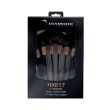 Load image into Gallery viewer, Diamond Audio HX610 10Ft Six Channel RCA Cable