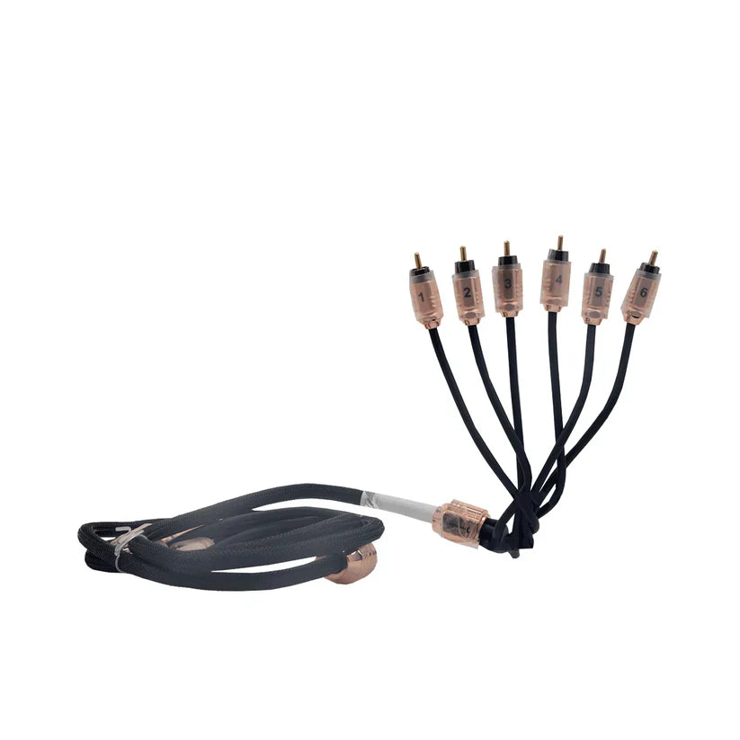 Diamond Audio HX66 6Ft Six Channel RCA Cable