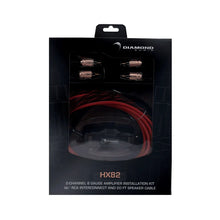 Load image into Gallery viewer, Diamond Audio HX82 2-Channel 8 Gauge Amplifier Installation Kit W/ RCA Interconnect and 20 ft Speaker Cable