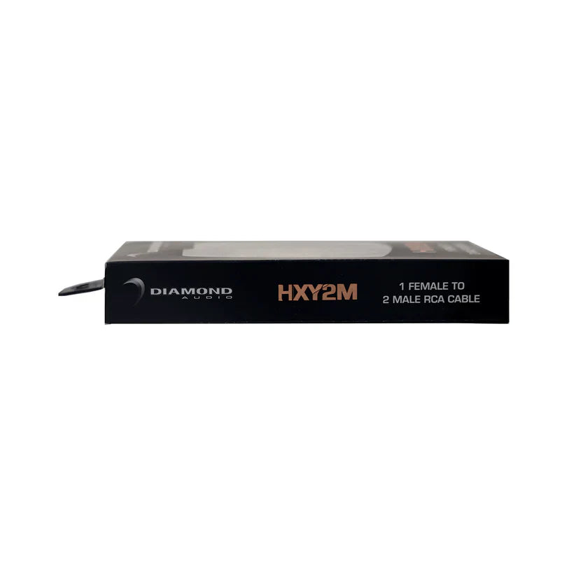 One Pair Diamond Audio HXY2M One Female to Two Male
