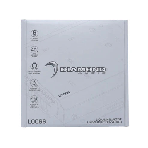 Diamond Audio LOC66 LOC Series 6-Channel Line-Output Converter (6 IN/6 OUT)