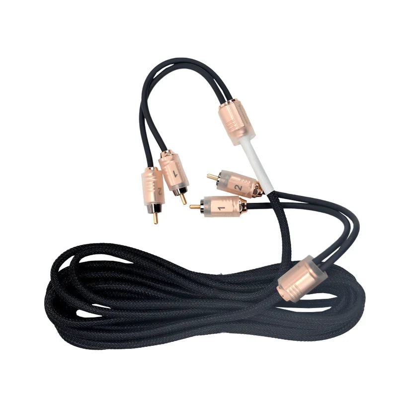 Diamond Audio HX42 2-Channel 4 Gauge Amplifier Installation Kit W/ RCA Interconnect and 20 ft Speaker Cable