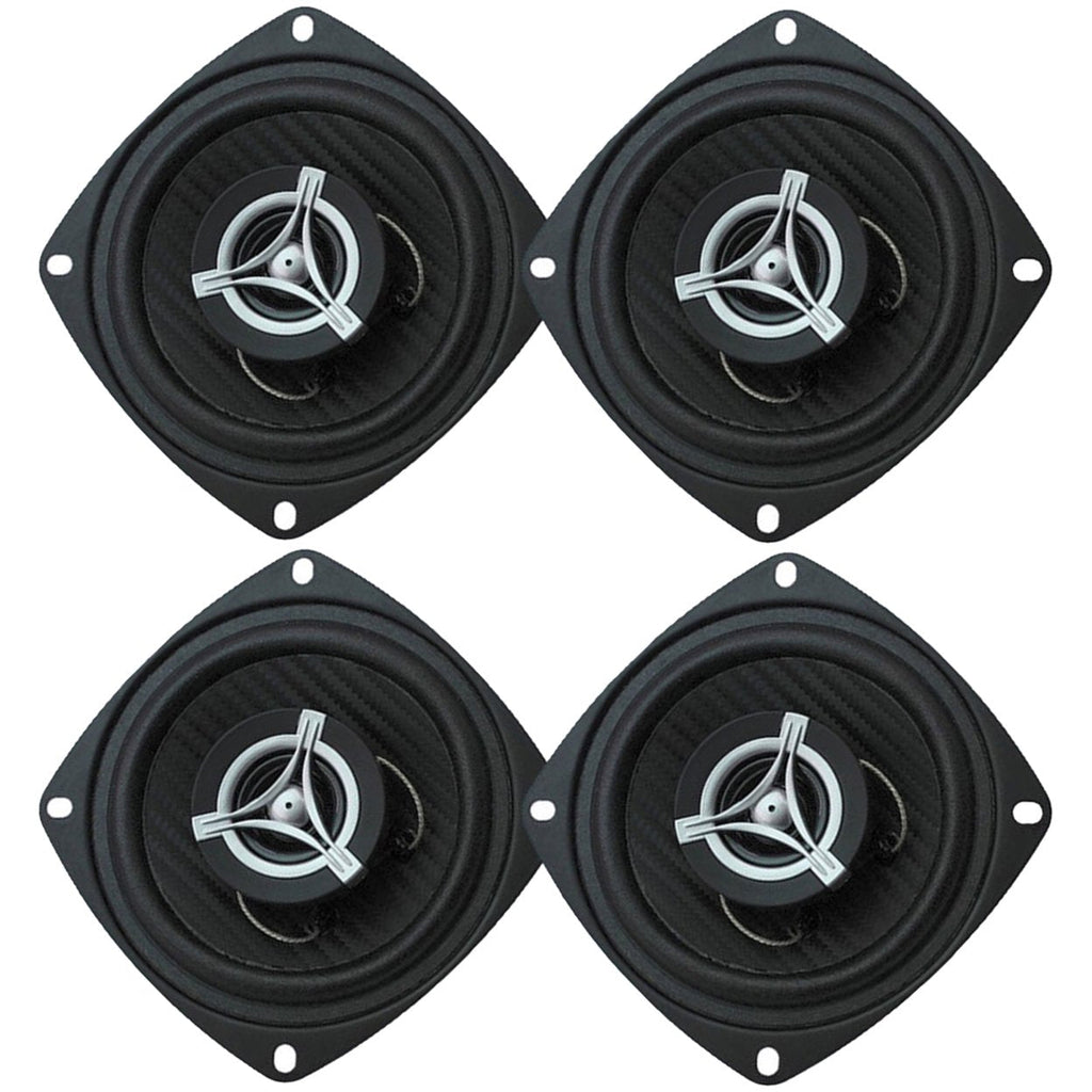 2 Power Acoustik EF -42 4” 2-Way Full-Range Speakers