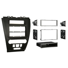 Charger l'image dans la galerie, Metra 99-5821B Single/Double-DIN Car Stereo Black Dash Kit - Compatible Fits for Ford Fusion / Mercury Milan 2010-2012