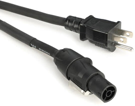 Hosa PRXN-115 Series True 1 Cable with REAN and Hosa NEMA 5-15P Connectors 15 feet