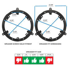 Load image into Gallery viewer, Metra 82-7000 Front &amp; Rear Speaker Adapter Plate Compatible Fits Mitsubishi 2007-Up