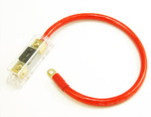 Load image into Gallery viewer, 2 200 AMP ANL Gold Terminal Fuse Holder Battery Installation Kit 0 Gauge 1 Feet OFC Red