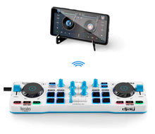 Charger l&#39;image dans la galerie, Hercules DJControl Mix Blue Bluetooth Wireless Controller for Smartphones