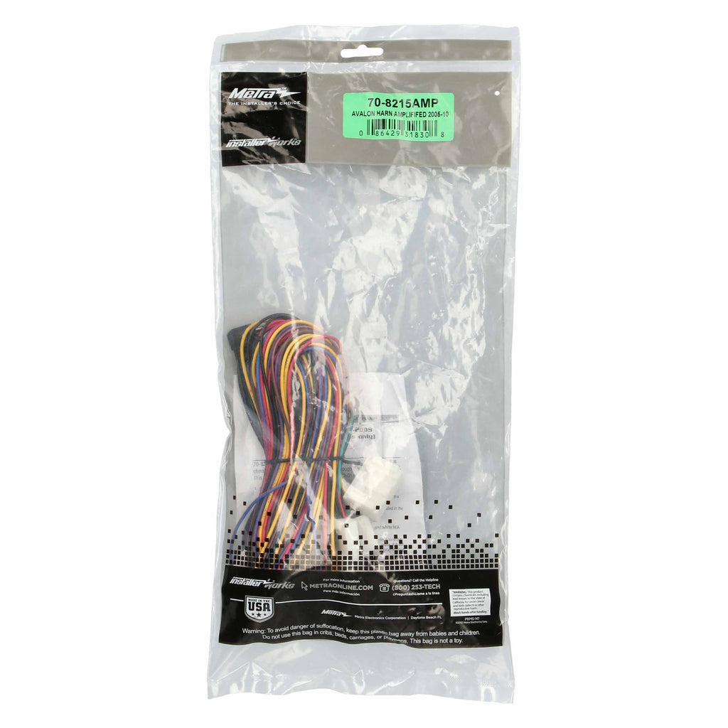 Metra 70-8215AMP Radio Relocation Harness - Compatible Fits for Toyota Avalon 2005-2010