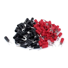 Charger l'image dans la galerie, Install Bay US810-50 Spade Connectors 8Ga #10 25Pr Red/Black