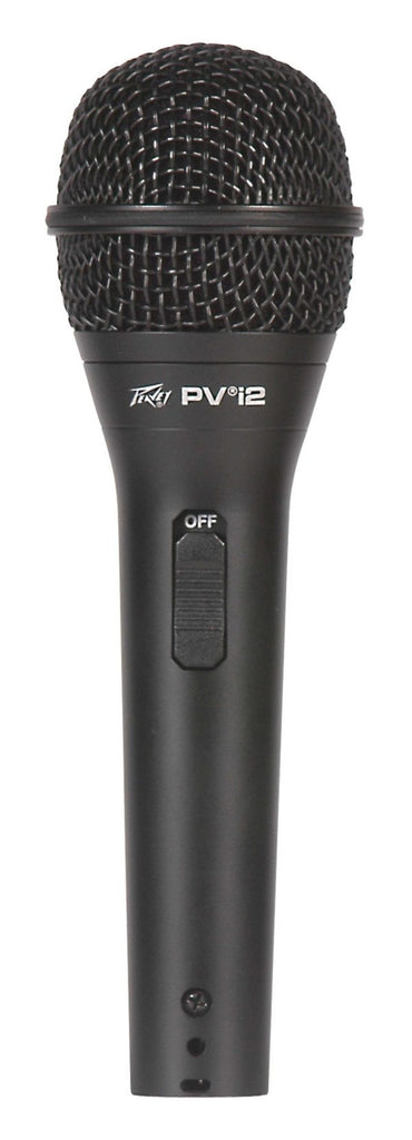 Peavey PVI 2 1/4" Cardioid Unidirectional Dynamic Vocal Microphone with 1/4" Cable