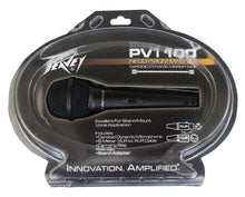 Charger l'image dans la galerie, Peavey PV®i 100 Microphone - XLR w/ clam shell Dynamic Cardioid Microphone with XLR Cable