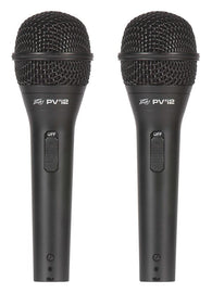Peavey PV®i 2 (2 Pack) Dynamic Vocal Microphone - Black
