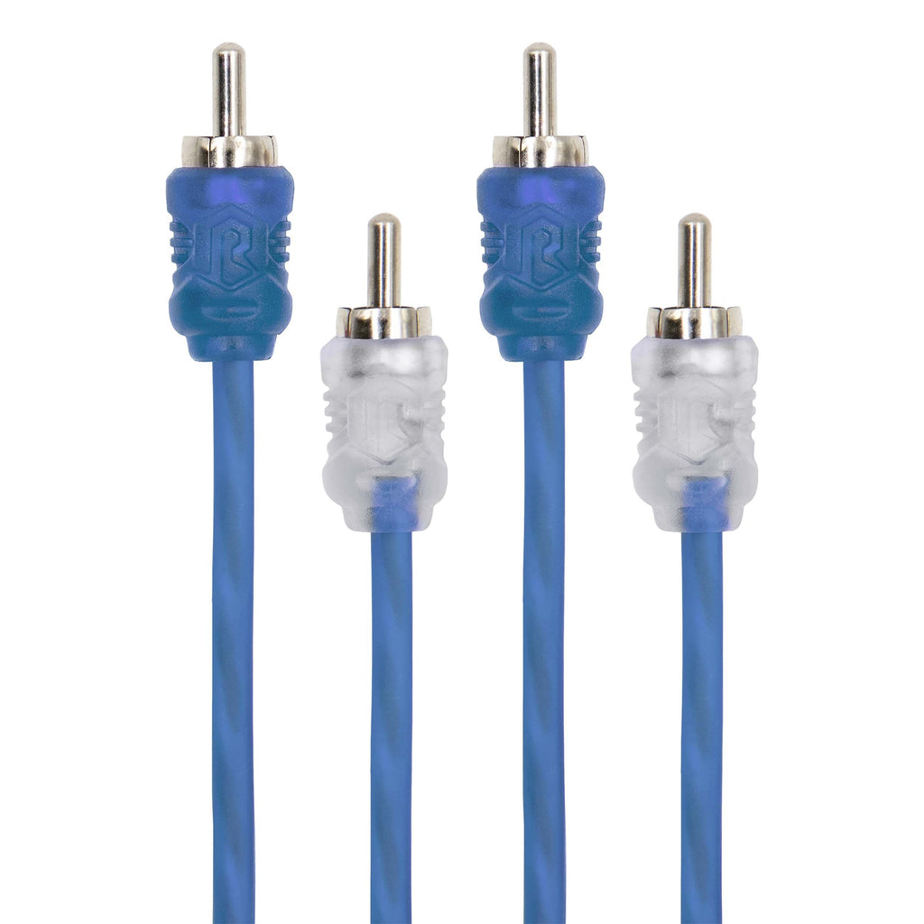 Raptor R2R17-10 RCA 10 Pack 2-Channel R2 Audio Cable - Bulk Series 17 Feet