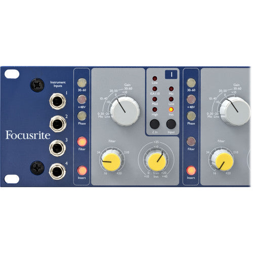 Focusrite ISA428MK2 Rackmount 4-Channel Microphone Preamp