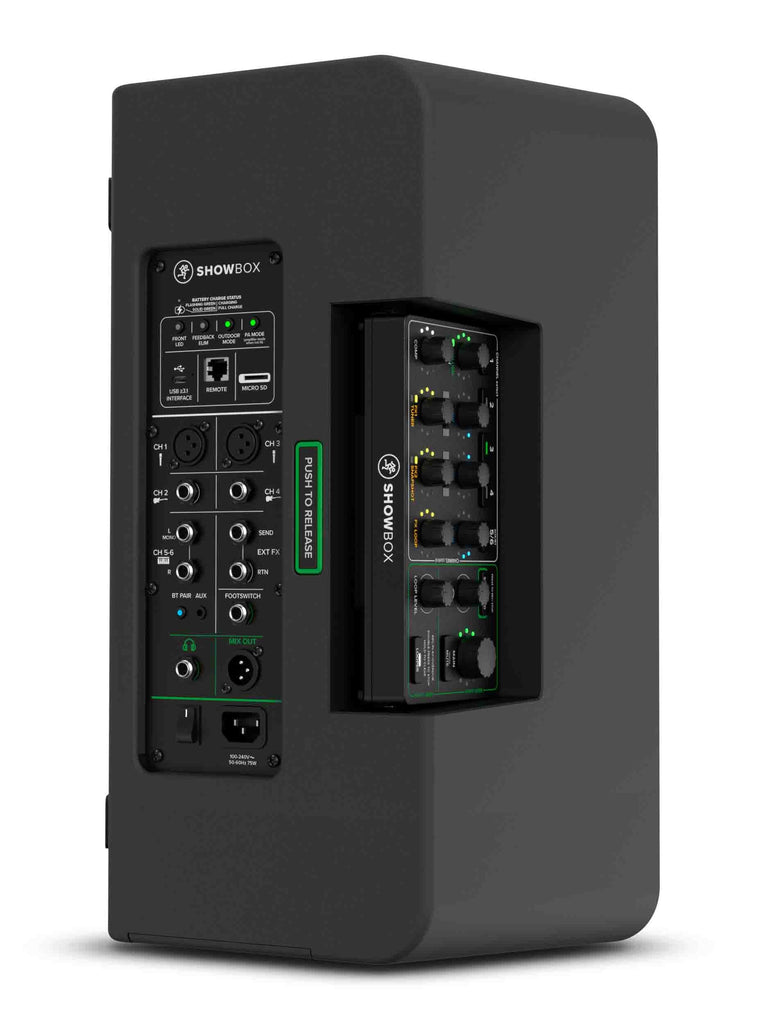 Mackie ShowBox Battery Powered All-In-One Performance Rig with Breakaway Mix Control