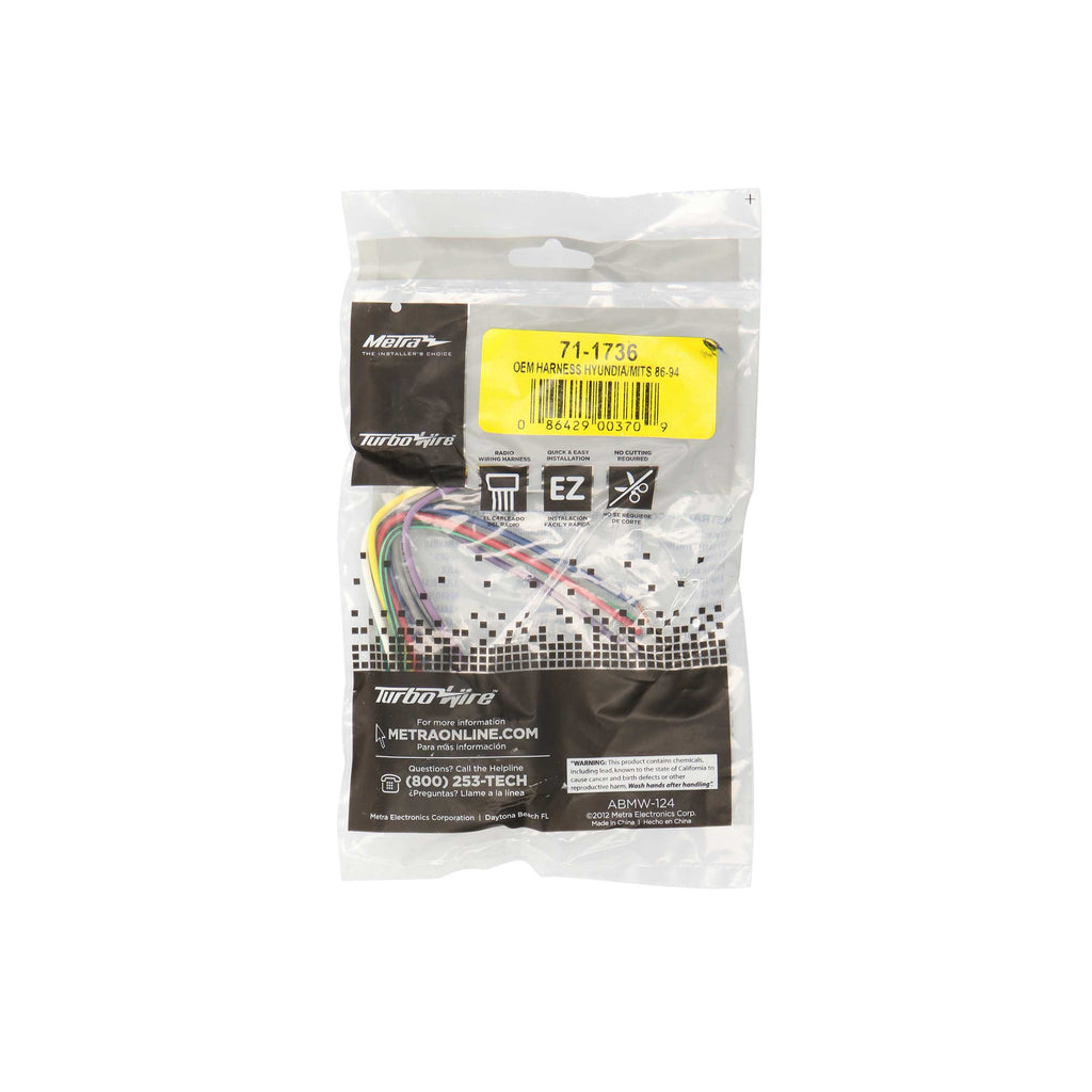 Metra 71-1763 OEM Harness - Compatible Fits for Nissan 1984-1996
