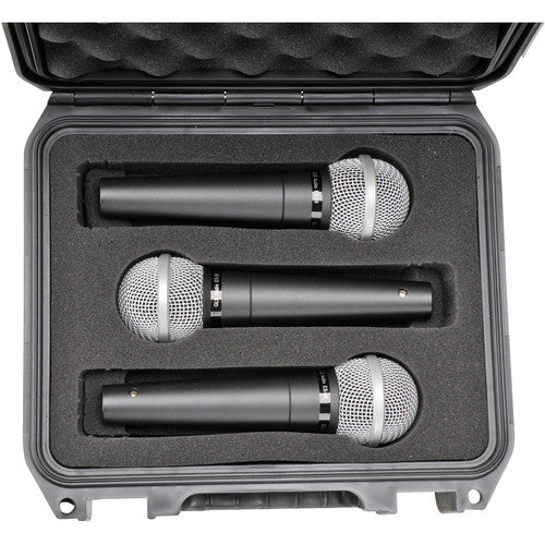 SKB 3i-0907-MC3 iSeries 0907-4 Three Mic Case