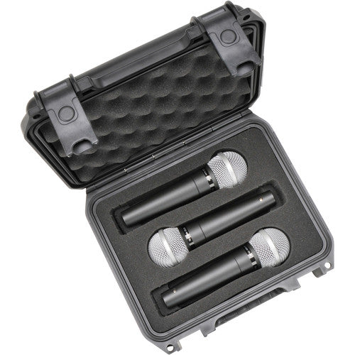 SKB 3i-0907-MC3 iSeries 0907-4 Three Mic Case