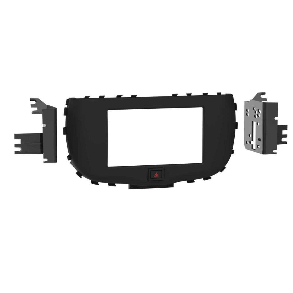 Metra 99-7397B Single 2" or Double 4" Car Stereo Dash Kit - Compatible Fits for Kia Soul (Non-NAV) 2020-Up