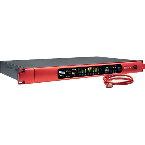 Focusrite REDNET-MP8R 8-Channel Remote-Controlled Mic Pre and A/D for Dante