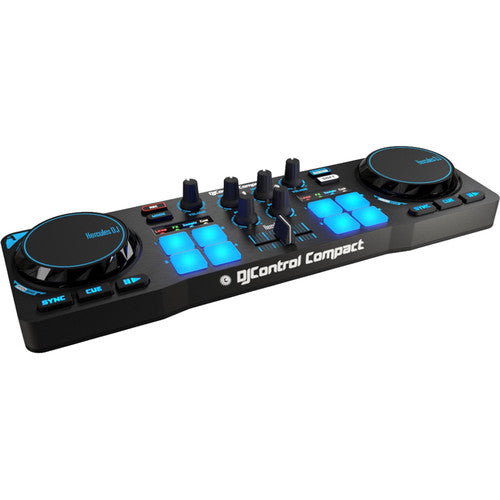 Hercules DJCONTROL-COMPACT DJControl Compact - DJ Software Controller