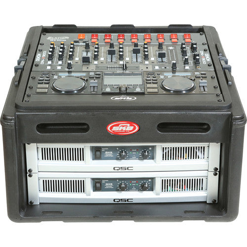 SKB 1SKB-R104 10 x 4 Compact Rig Audio and DJ Rack Case (Black)