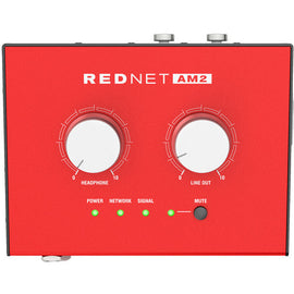 Focusrite REDNET-AM2 Stereo Dante Headphone Amplifier and Line-Out Interface