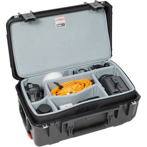 SKB 3i-2011-7DZ iSeries 2011-7 Case with Think Tank Removable Zippered Divider Interior (Black)