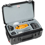 SKB 3i-2011-7DZ iSeries 2011-7 Case with Think Tank Removable Zippered Divider Interior (Black)