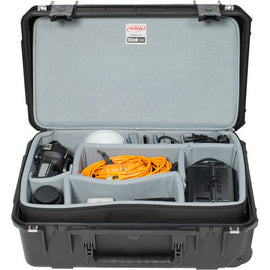 SKB 3i-2011-7DZ iSeries 2011-7 Case with Think Tank Removable Zippered Divider Interior (Black)
