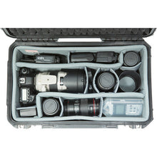 Charger l'image dans la galerie, SKB 3i-2011-8DT iSeries 2011-8 Case with Think Tank Photo Dividers &amp; Lid Foam (Black)