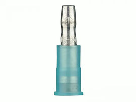 Install Bay 3MBBNCM 3M Blue Nylon Male Bullet Connector 16-14 Gauge .156