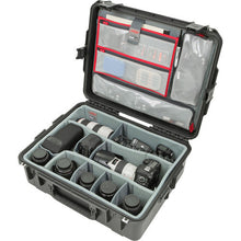 Charger l'image dans la galerie, SKB 3i-2217-8DL iSeries 2217-8 Case with Think Tank Photo Dividers &amp; Lid Organizer (Black)