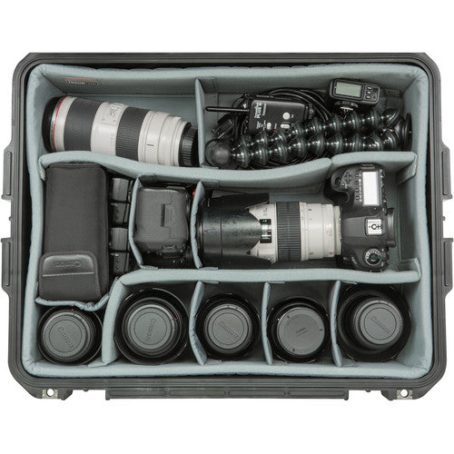 SKB 3i-2217-8DL iSeries 2217-8 Case with Think Tank Photo Dividers & Lid Organizer (Black)