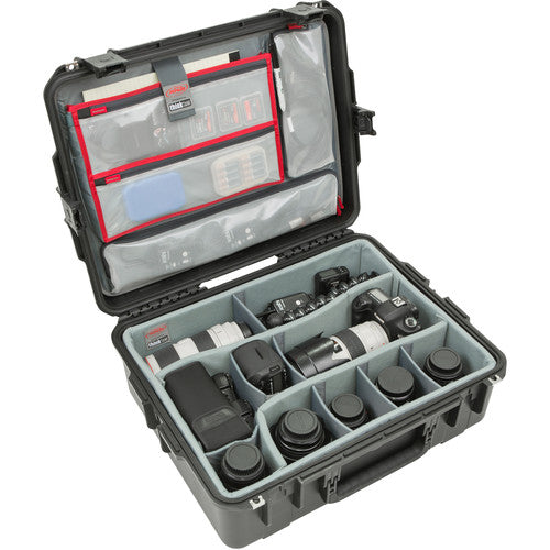 SKB 3i-2217-8DL iSeries 2217-8 Case with Think Tank Photo Dividers & Lid Organizer (Black)