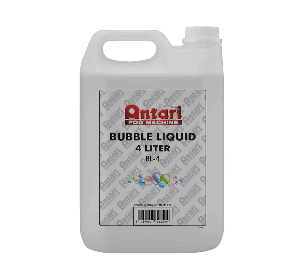 Antari BL-4 Bottle of Bubble Fluid - 4 Liter