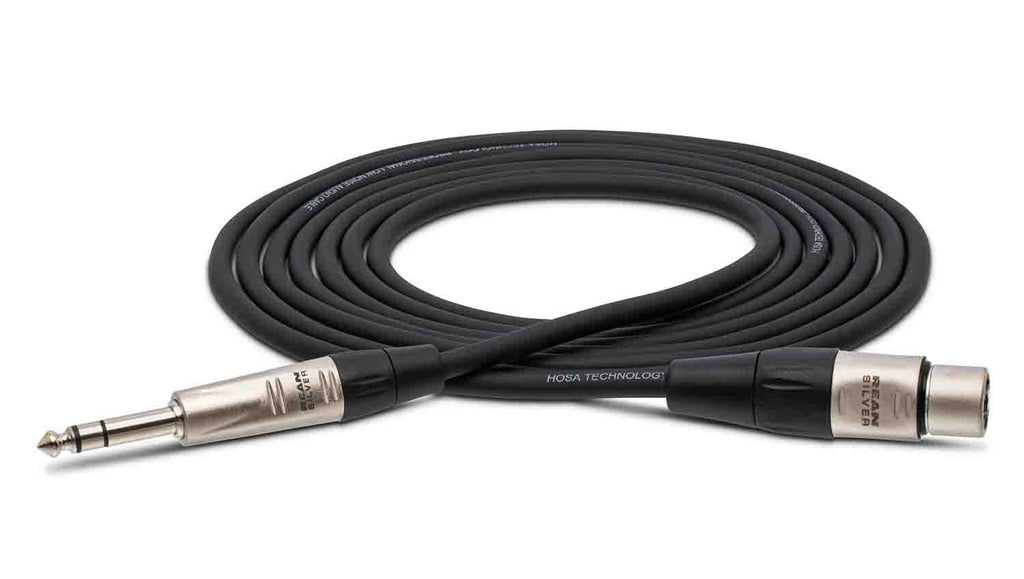 Hosa HXS-020, XLR Female to 1/4" TRS Male Pro Balanced Interconnect - 20 Feet