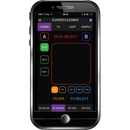 Hercules DJCONTROL-UNIVERSAL Universal DJ Bluetooth DJ Software Controller