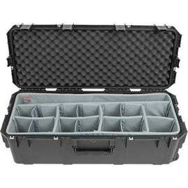 SKB 3i-3613-12DT iSeries Case with Think Tank Lighting/Stand Dividers & Lid Foam (Black)