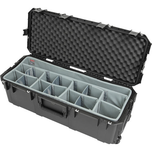 SKB 3i-3613-12DT iSeries Case with Think Tank Lighting/Stand Dividers & Lid Foam (Black)