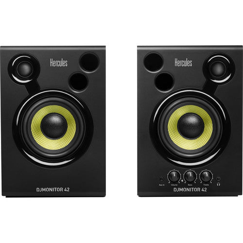 Hercules DJMONITOR-42 DJMonitor 42 - 4" Active Multimedia Speakers (Pair)