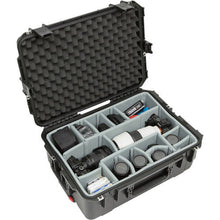 Charger l'image dans la galerie, SKB 3i-2215-8DT iSeries 2215-8 Waterproof Utility Case with Wheels and Think Tank Photo Dividers (Black)