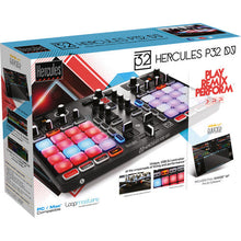 Load image into Gallery viewer, Hercules DJCONTROL-P32 DJ Controller with High Performance Pads