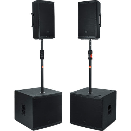 JBL Bags JBLSUBPOLEPROSET Deluxe Gas Lift Subwoofer Speaker Pole (Pair)